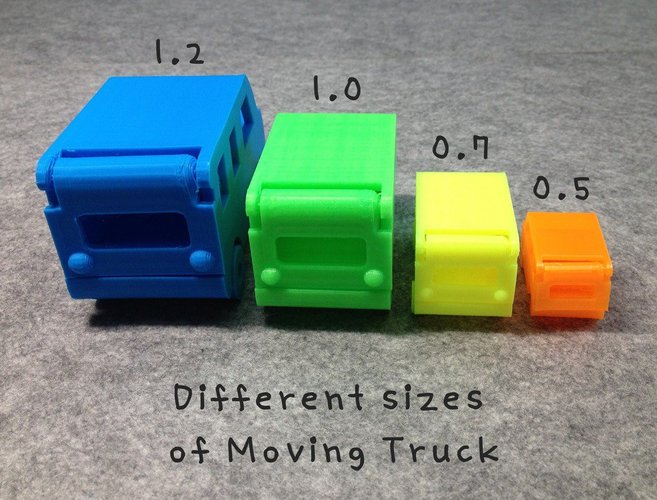 Moving Truck 3D Print 31987