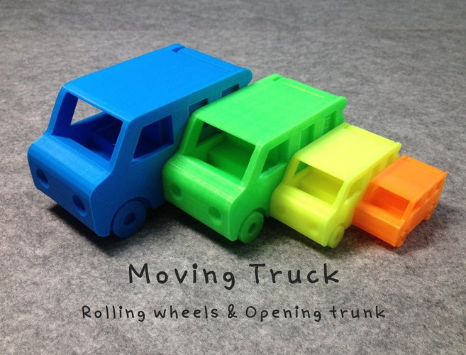 Moving Truck 3D Print 31991