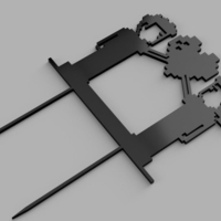 Pixel Weeding Cake Topper - Thumbnail 1