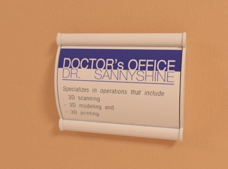 Wall Label holder