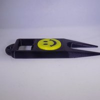SMILEY FACE Golf Ball Marker - Thumbnail 3