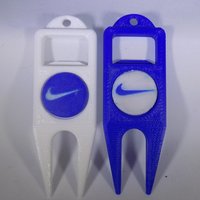 Small NIKE Golf Ball Marker 3D Printing 32058
