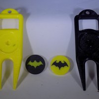 BATMAN Gold Ball Marker - Thumbnail 2