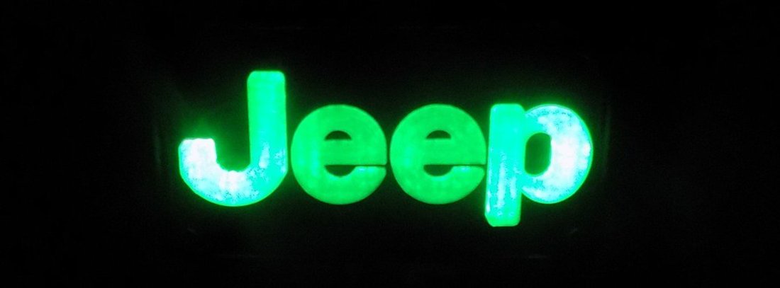 Jeep Emblem LED Light/Nightlight 3D Print 32133