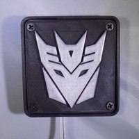 Decepticon Transformers LED Nightlight/Lamp - Thumbnail 5