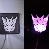 Decepticon Transformers LED Nightlight/Lamp - Thumbnail 6