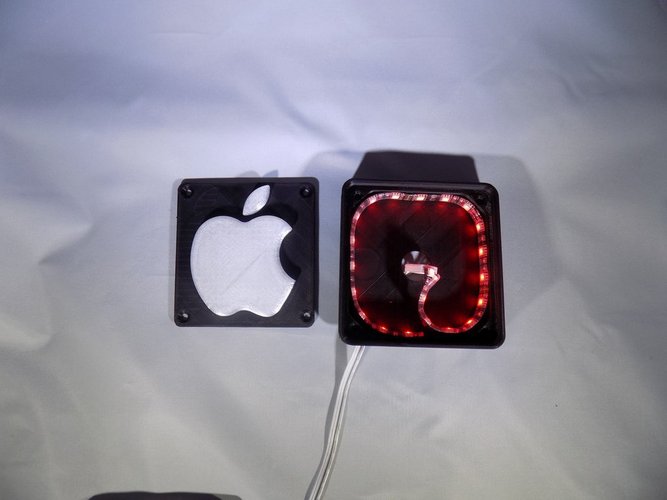 Apple Logo LED Nightlight/Lamp 3D Print 32225