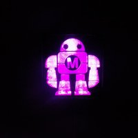 Maker Faire LED Robot sign/nightlight - Thumbnail 8