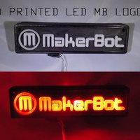 LED Makerbot Logo Nightlight - Thumbnail 3
