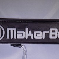 LED Makerbot Logo Nightlight - Thumbnail 5