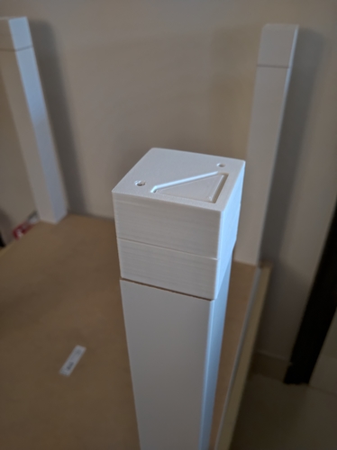 Ender 3 pro Ikea Lack enclosure leg spacer-connectors 3D Print 322942
