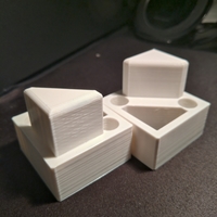 Small Ender 3 pro Ikea Lack enclosure leg spacer-connectors 3D Printing 322944