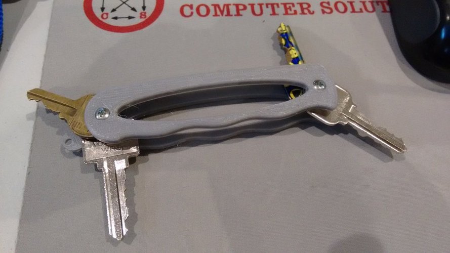 Swiss Army Knife Key Holder 3D Print 32309