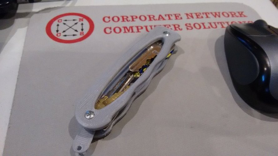 Swiss Army Knife Key Holder 3D Print 32312