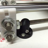 Small Prusa I3 - 8mm Threaded Rod Anchor - Split 3D Printing 32322