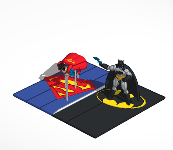 Batman Vs Superman Statue 3D Print 323843