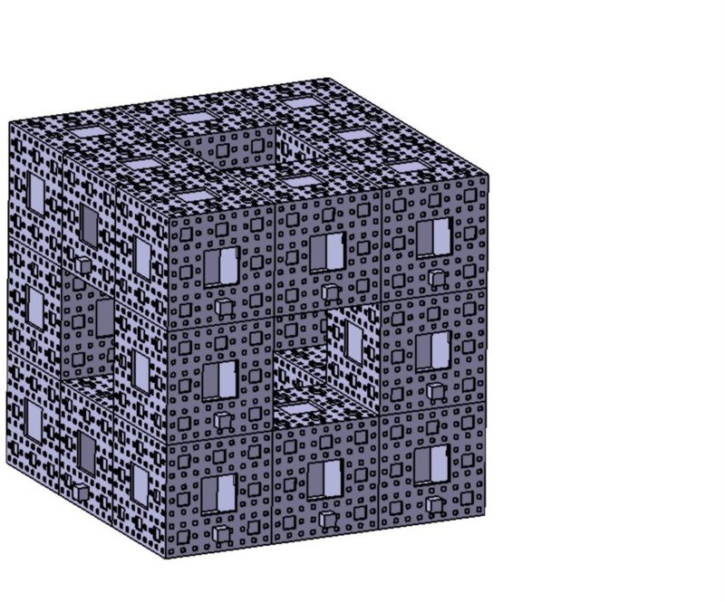 Menger Sponge Birdhouse