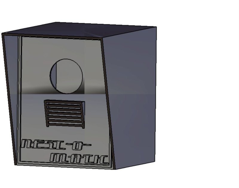 Nest-O-Matic Mid-Century Birdhouse