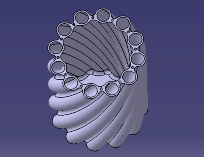 Spirally Vasy Thing 3D Print 32440