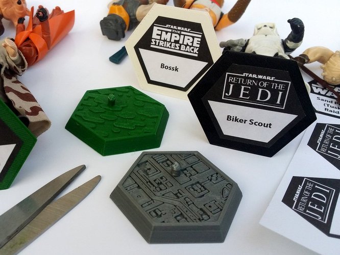 Support for Star Wars Kenner loose figures  3D Print 32474