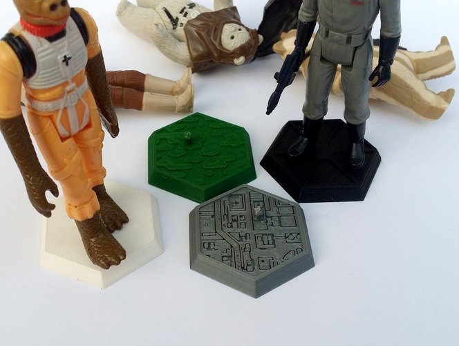 Support for Star Wars Kenner loose figures  3D Print 32475