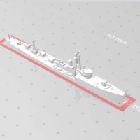 Small Otori-class torpedo boat  3D Printing 324901