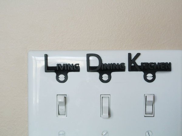 Tag for switch plate #1