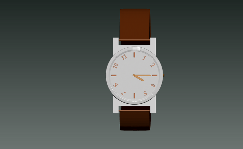 Wrist Watch - 3D Model 3D Print 326588