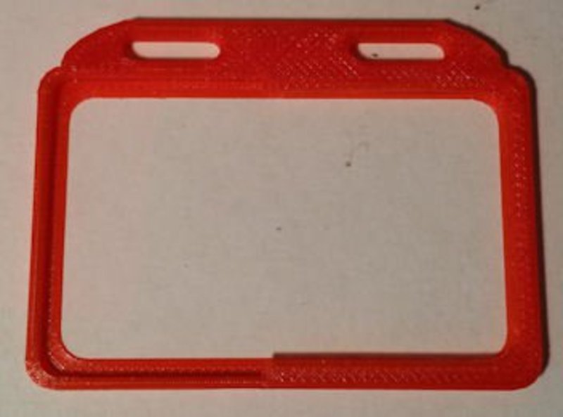 2 Hole Single Badge Holder