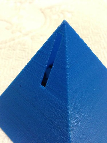 Pyramid Piggy Bank 3D Print 32689