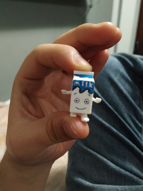 Coffee and tv milk carton 