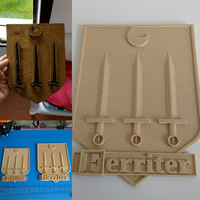 Small Ferriter Family Crest 3D Printing 32751