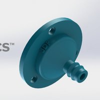 Small Drip Nozzle (3/4 inch, 3 hole) - 3Dponics Drip Hydroponics 3D Printing 32837