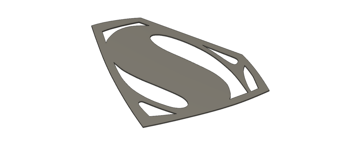superman logo man of steel vector