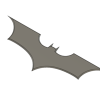 Small Batman Logo 3D Printing 328591