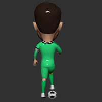 Sergio Ramos Funkopop Miniature - 3D Model - Thumbnail 1