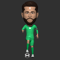 Sergio Ramos Funkopop Miniature - 3D Model - Thumbnail 2