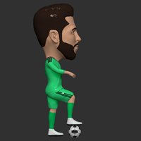 Sergio Ramos Funkopop Miniature - 3D Model - Thumbnail 4