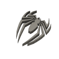 Small Spiderman Logo 3D Printing 328625