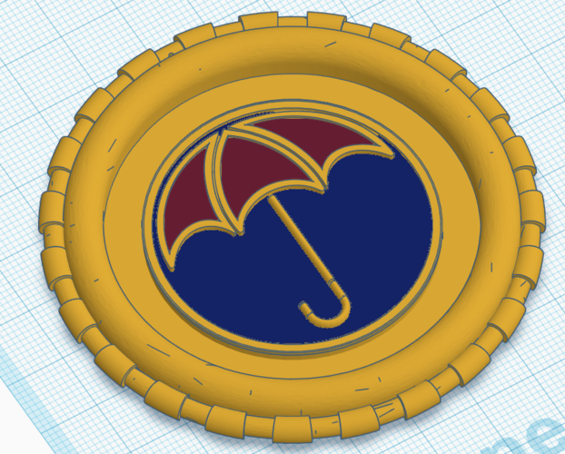 The Monocle UA Medal 3D Print 328630