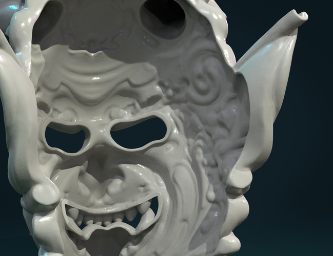 Demon Satyr Mask 3D Print 328725