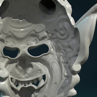 Demon Satyr Mask - Thumbnail 7