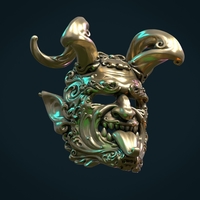 Demon Satyr Mask - Thumbnail 14