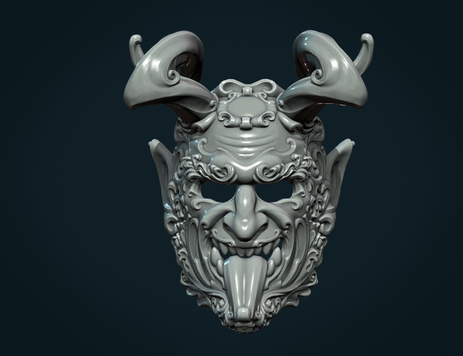 Demon Satyr Mask 3D Print 328738
