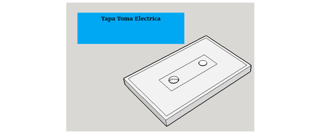 Tapa-Toma Eléctrica 3D Print 328745