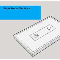 Small Tapa-Toma Eléctrica 3D Printing 328745