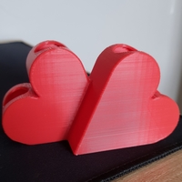 Twin Heart Pen Holder - Thumbnail 3
