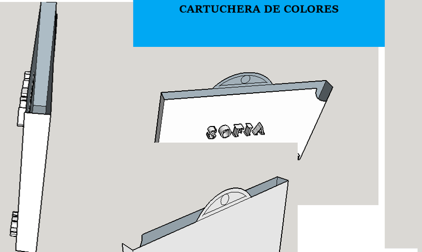 Cartuchera para Colores 3D Print 328758