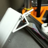 Small Snap-on bracket for LCD controller 3D Printing 32876