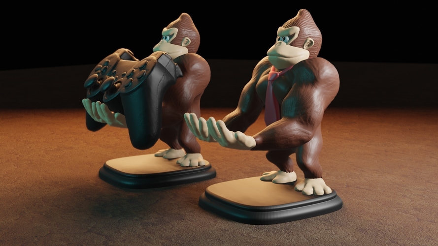 Donkey Kong Porta Mando PS4 3D Print 328889
